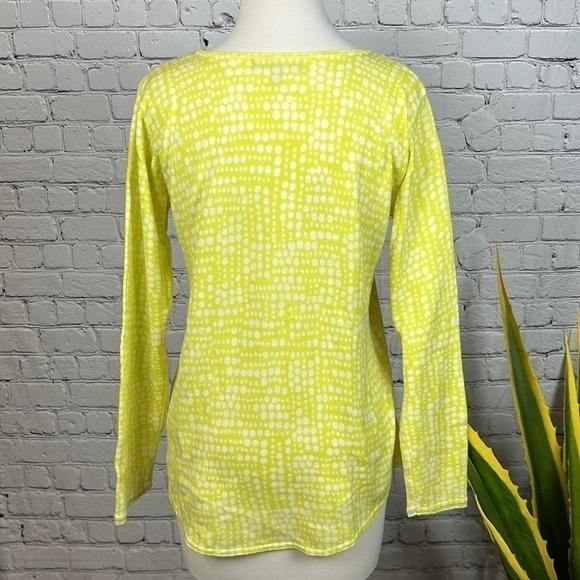 MARLED Sweater, Polka Dot, Yellow Green, Size M - Picture 2 of 7